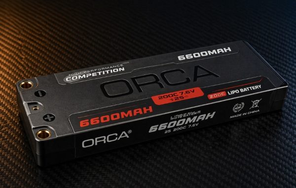 ORCA POWERCORE 6600MAH 7.6V 140C HV ULCG 20mm Lipo Battery